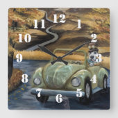 Horloge Carrée Countryside Stroll (Recto)