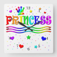 Coupe de dessin animé Art Rainbow Princess Tiara