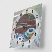 Horloge Carrée Couper au-dessus du reste (Angle)