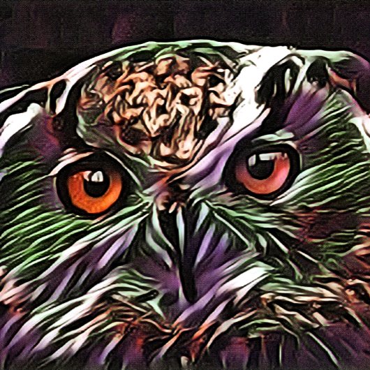 HORLOGE CARRÉE COUPER OWL