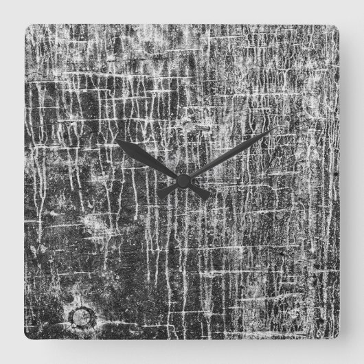 Horloge Carrée courir les murs (Recto)