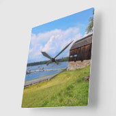 Horloge Carrée Cove Wethersfield, CT (Angle)