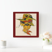 Horloge Carrée Cowboy Abstrait (Maison)