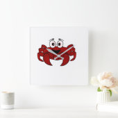 Horloge Carrée Crabe (Maison)