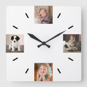 Horloge Carrée Create Your Own