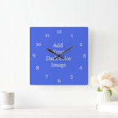 Horloge Carrée Create your own picture wall clock. (Maison)