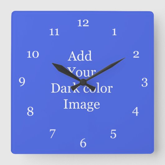 Horloge Carrée Create your own picture wall clock. (Recto)