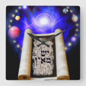 Horloge Carrée Creatio Ex Nihilo (Recto)