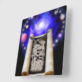 Horloge Carrée Creatio Ex Nihilo (Angle)