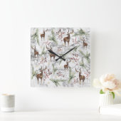 Horloge Carrée Cree Dot (Maison)