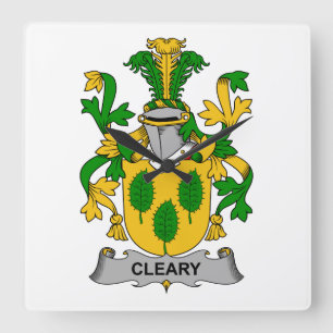 Horloge Carrée Crest Clary Family