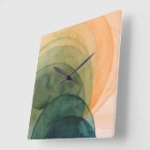 Horloge Carrée Cristal (Angle)