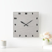 HORLOGE CARRÉE CROCODILE ROCK CLOCK (Maison)