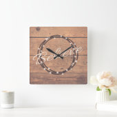 Horloge Carrée Croire (Maison)