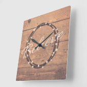 Horloge Carrée Croire (Angle)