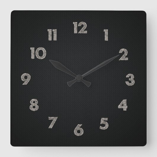 Horloge Carrée croupier (Recto)