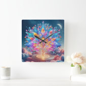 Horloge Carrée Crystal Tree (Maison)
