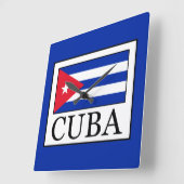 Horloge Carrée Cuba (Angle)