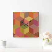 Horloge Carrée Cube II (Maison)