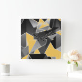 Horloge Carrée Cubisme (Maison)