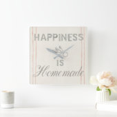 Horloge Carrée Cuisine vitrée VIII (Maison)