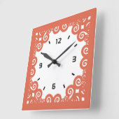 Horloge Carrée Cuisson (Angle)