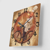 Horloge Carrée Cuisson (Angle)