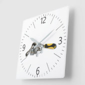 Horloge Carrée Culot wrenches (Angle)