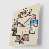 Horloge Carrée Custom 12 Keepsake (Angle)