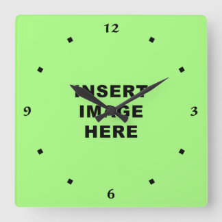 Horloge Carrée Custom Clock