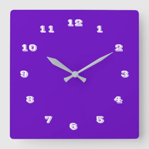 Horloge Carrée Custom Your Colors