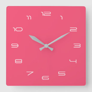 Horloge Carrée Custom Your Colors