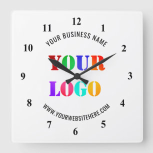 Horloge Carrée Custom Your Logo Promotional Business Personalized
