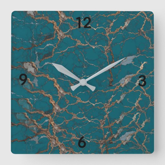 Horloge Carrée Customize beautiful wall clock  (Recto)