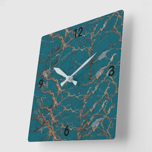 Horloge Carrée Customize beautiful wall clock  (Angle)