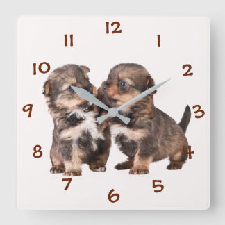 Horloge Carrée Cute Yorkshire