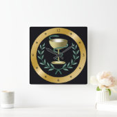 Horloge Carrée Cuvette de ~ de (Maison)