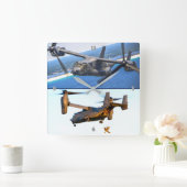 HORLOGE CARRÉE CV-22 OSPREY (Maison)