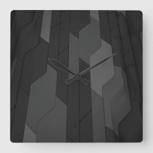 Horloge Carrée Cyber Wall  Square Wall Clock