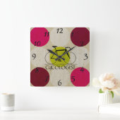 Horloge Carrée Cycliste Wall Clock (Maison)