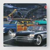 Horloge Carrée Cyclone Racer (Recto)