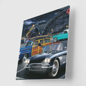 Horloge Carrée Cyclone Racer (Angle)