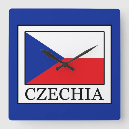 Horloge Carrée Czechia (Recto)