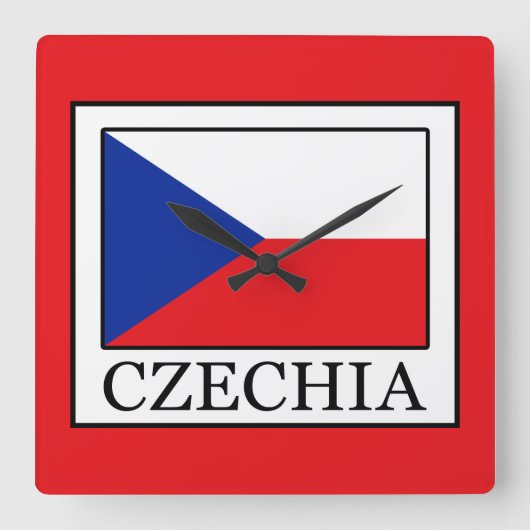 Horloge Carrée Czechia (Recto)