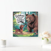 Horloge Carrée Dachshunds May Be Small (Maison)