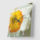 Horloge Carrée Daffodile (Angle)