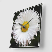 Horloge Carrée Daisy (Angle)