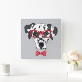 Horloge Carrée Dalmatien fashionable (Maison)