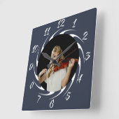 HORLOGE CARRÉE DAME AVEC VIOLIN (Angle)