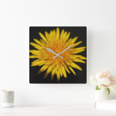 Horloge Carrée Dandelion Flower Wall Clock (Maison)